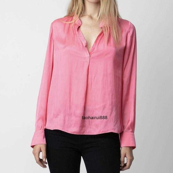 

women's blouses zessam pink solid graphic print women shirt v-neck long sleeve button pullover vintage classic casual lady, White