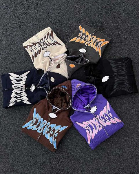 

women's hoodies sweatshirts gothic sweatshirt fashion european and american y2k hoodies autumn winter loose style high street style men, Black