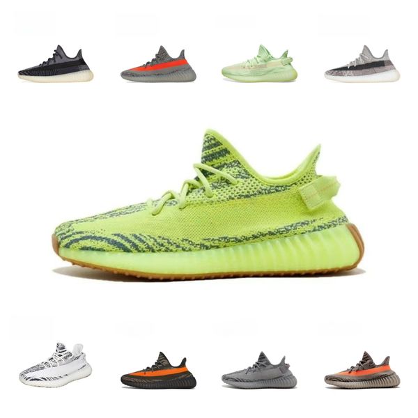 

designer sneaker mens for men out of office tennis basketball 'yeezzy'yezzies'350'ash blue ashpear flax taillight earth, Black