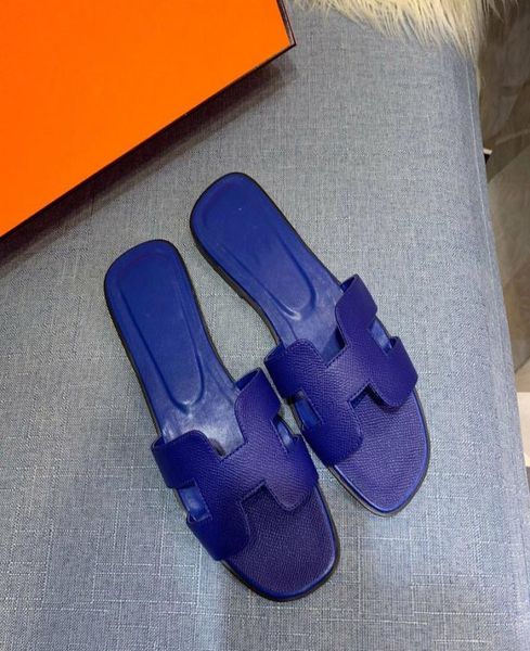 

classic woman slippers luxury summer beach cartoon big head slippers designer leather flat woman shoes el bath slippers large h9316896, Black