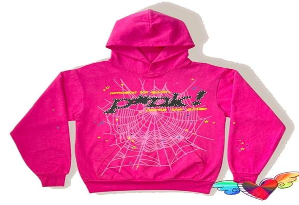 

men039s hoodies sweatshirts young thug pink hoodie men women 1 1 foam print web graphic 557226942, Black