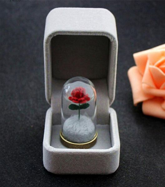 

1pc little prince rosele petit princethe little prince39s rose necklace rose terrarium necklace valentine39s day gift4996776, Silver