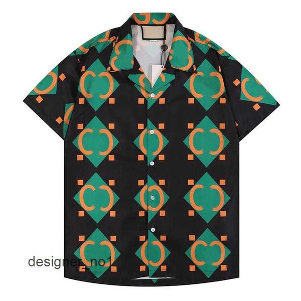 

2023 men's casual shirts summer mens short sleeve hawaiian beach flower shirtsmens clothing trend comfortable 123''gg'&#, White;black