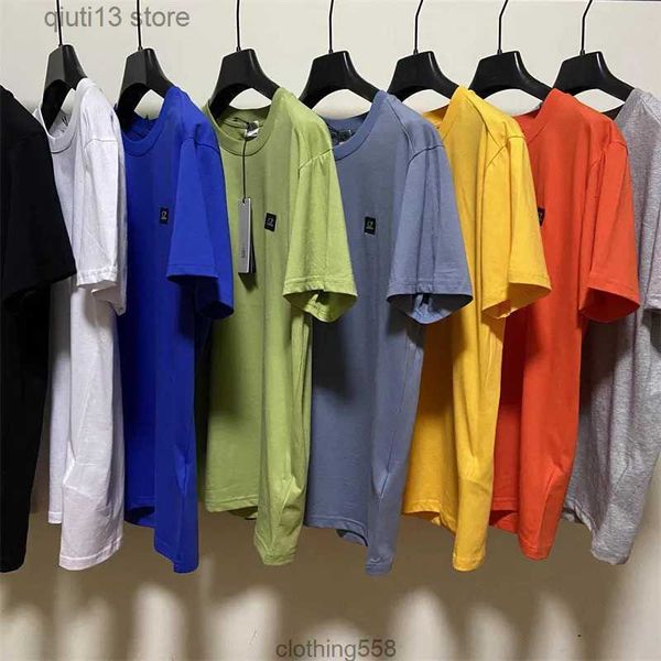 

men's t-shirts 2022 summer fashion men women cp wear designer short sleeve 100 cotton casual tees t230719, White;black
