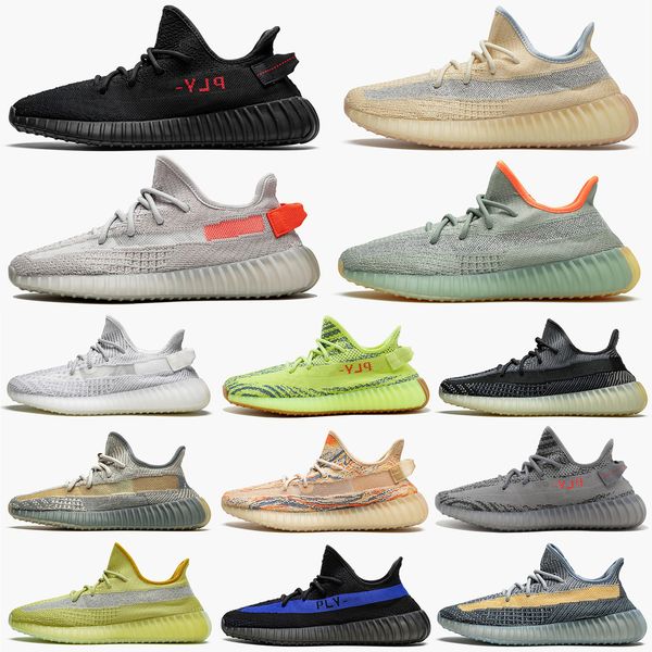 

yeeziness designer running shoes sneakers casual men women chaussures sports shoe runner bone 20 dazzling blue mx oat tailgate black red bel, White