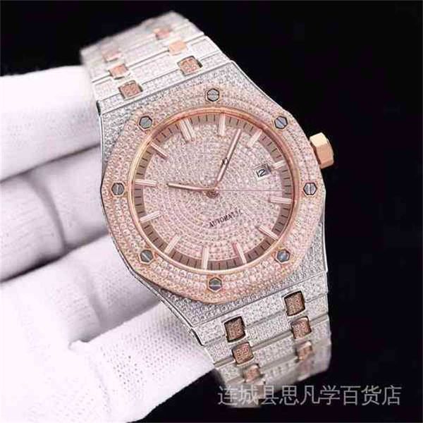 

love home pijia roya1 0ak watch fully automatic mechanical full diamond sapphire glass waterproof