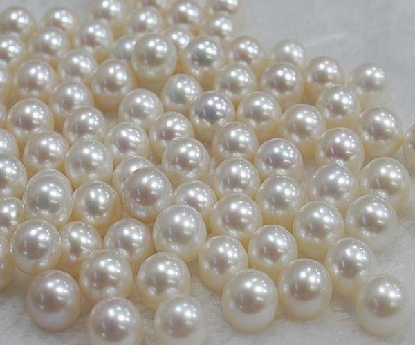 

whole 78mm white natural pearl perfect circle half hole loose beads 02962023340