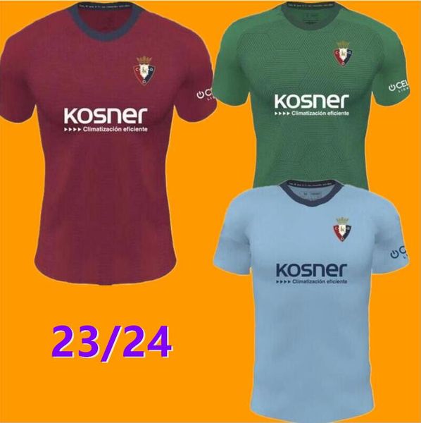 

camiseta osasunas 23 24 jerseys los rojillos chimy avila r.torres ruben garcia football shirts rojos torro budimir moncayola gorriak men kid, Black;yellow