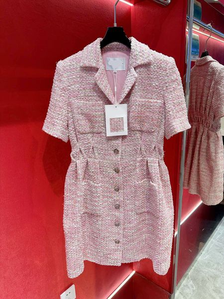 

womens dress european fashion brand pink woolen mini dress, Black;gray