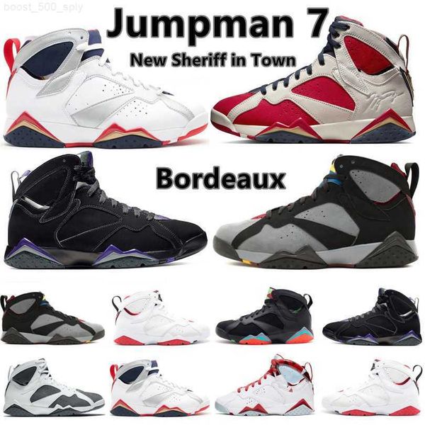 

jumpman 7 7s mens basketball shoes new sheriff in town trophy room z mist bordeaux citrus barcelona nights men trainers sports sneakers snea, Black