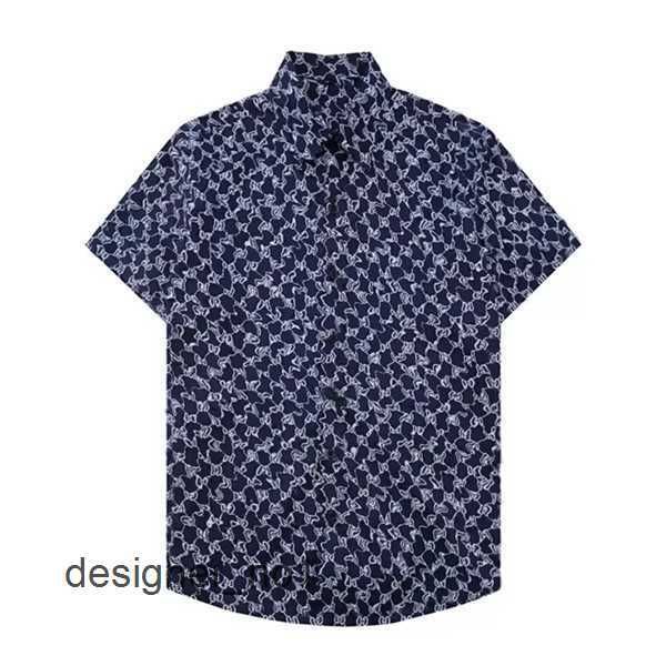 

2023 new fashion summer men casual shirts short sleeve hawaiian beach loose shirts luxury shirt''gg''acbf, White;black