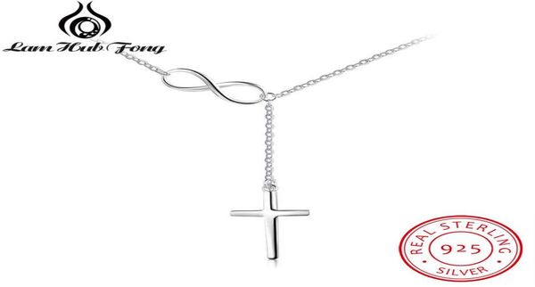 

infinity solid 925 sterling silver pendant necklace women fine jewelry christmas gift for ladies lam hub fong253a1867555
