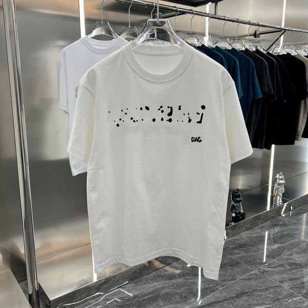 

2023 designer mens t shirts womens letters printed loose tees summer fashion man t-shirt casual tees short sleeves hip hop streetwear heavy, White;black