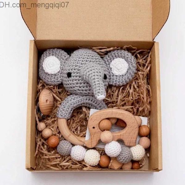 

pacifier holders clips# 1 set of baby mouse wood crochet elephant clock music teeth bracelet pacifier dummy clip gym play cowboy baby produc