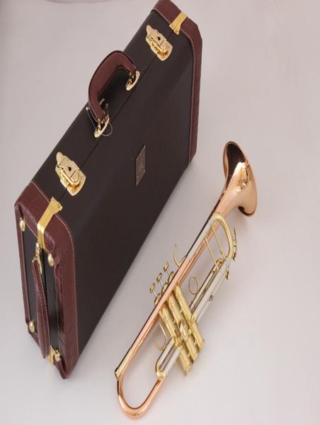 

gold keys lt180s72 bb flat bach trumpet phosphorus copper professional trompette bell musical instruments brass trompeta7445998