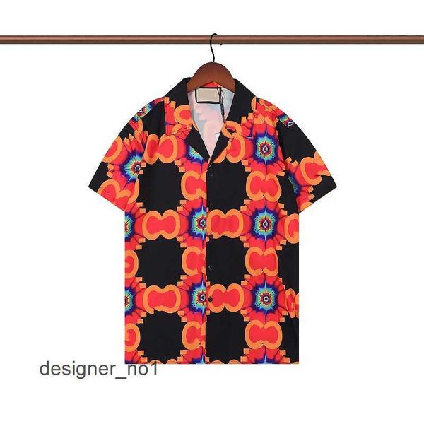 

high qulaity men's casual shirts fashion luxury designer stylist bowling shirt men summer short sleeve loose dress shirt hawaiian blous, White;black