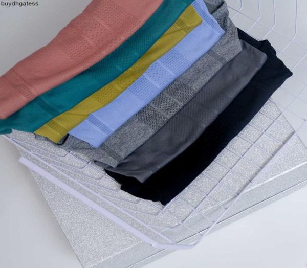 

2022 fashion yoga brand 's women's tank seamless swiftly tech shirts cross back gym sports short sleeve quick dry55 tmr46691885, White