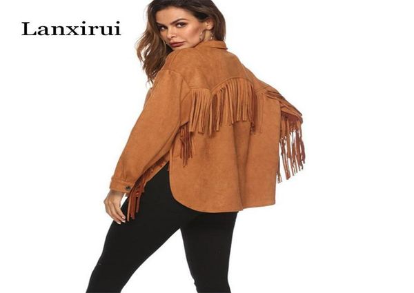 

new fringed long sleeve cashmere jacket spring summer women plus overcoat outwear fashion female warm windproof coat9865440, Black;brown