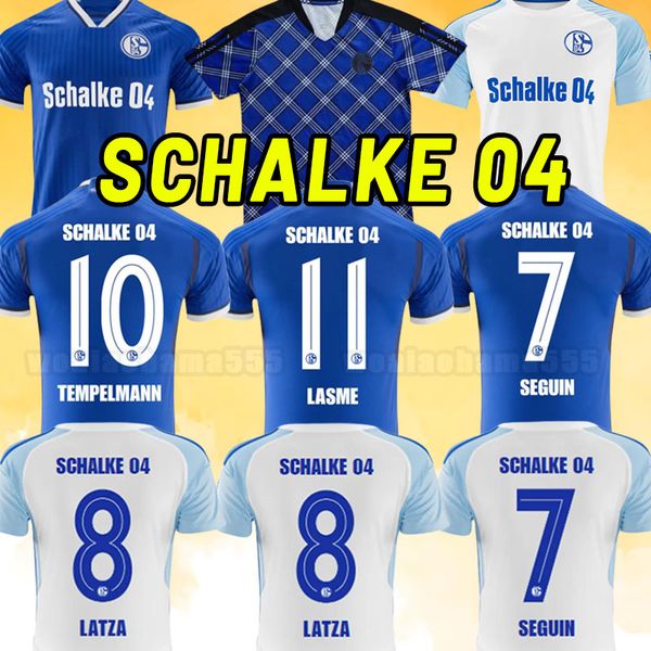 

23 24 schalke 04 soccer jerseys ouwejan palsson lode latza terodde zalazar bulter lee flick pieringer drexler thiaw matriciani home training, Black;yellow