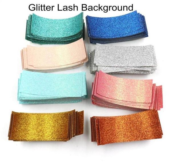 

false eyelashes 100200pcs glitter background paper for sliding case packaging accessories eyelash lash box282d9995454