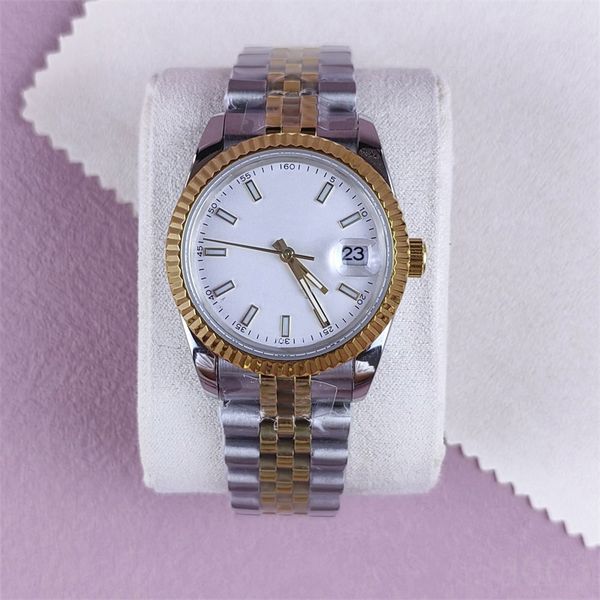 

datejust womens designer watches montre de luxe plated silver dial 116234 high end watch fashion decoration bling watch waterproof luminous, Slivery;brown