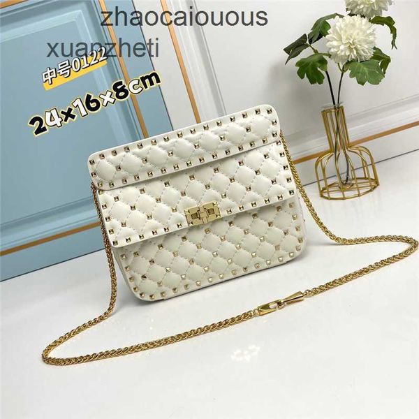 

crossbody valentinoz bags designer sheepskin bag luxury classic style lady's beach handbags rivet women small casual buckle handbag o9u