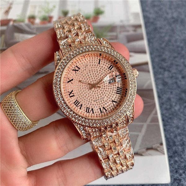 

watches quartz watch lao diary full diamond sky star brilliant steel band, Silver