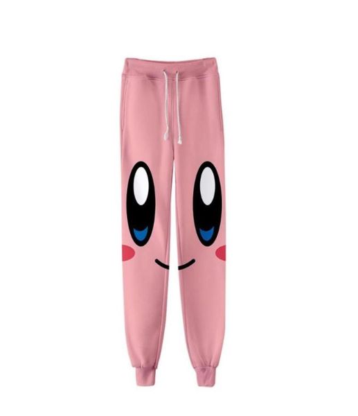 

2020 anime kirby sweat pants 3d joggers pants trousers menwomen clothing hip hop pantalon homme sweatpants4708044, Black