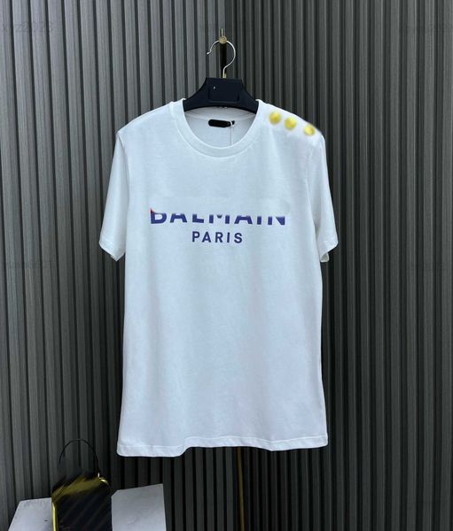 

women designer t-shirt splice letter printing short sleeve  round neck tees girl t shirt aug02, White