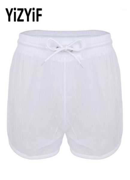

mens swim briefs soft see through swimwear men swimsuit beach boxer shorts swimming trunks drawstring lightweight panties17035027
