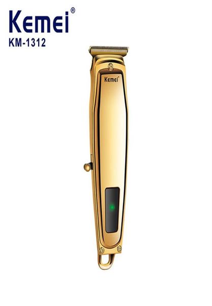 

epacket kemei km1312usb hair clipper rechargeable lithium battery fast charging electric trimmers22712364793