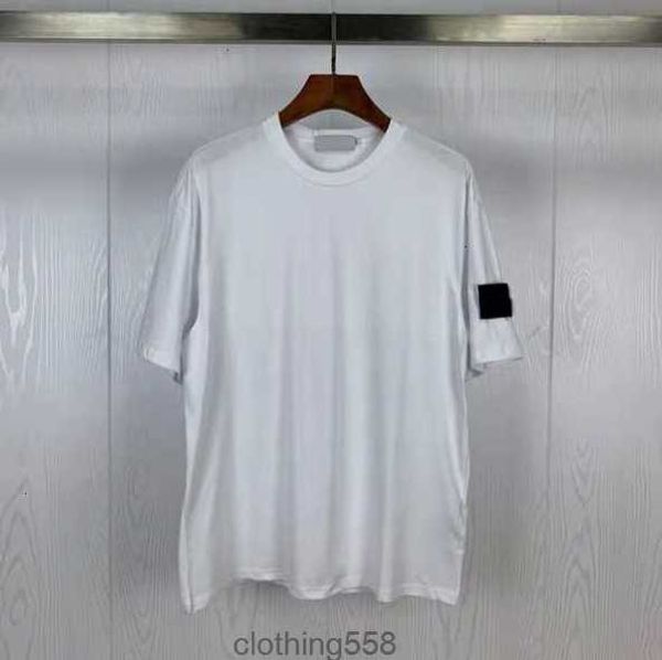 

luxury brand designer summer t shirts sitong islands men trendy cotton cp tshirt male stone short sleeve gf, White;black