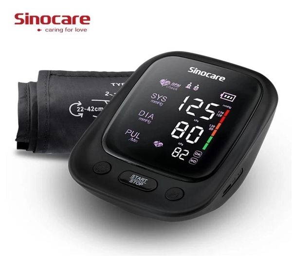 

sinocare sphygmomanometer arm blood pressure monitor professional digital blood pressure monitor adjustable cuff 2users mode 21066125257