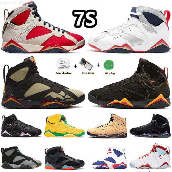 

jumpman 7 7s basketball shoes trophy room new sheriff in town citrus olive quai 54 barely grape afrobeats bordeaux chambray hare mens sports, Black