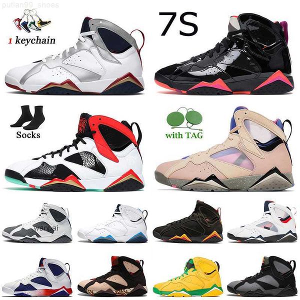 

big size 13 jumpman 7 sapphire 7s citrus basketball shoes psgs french blue black patent fashion 2022 women mens trainers sports oregon duc o