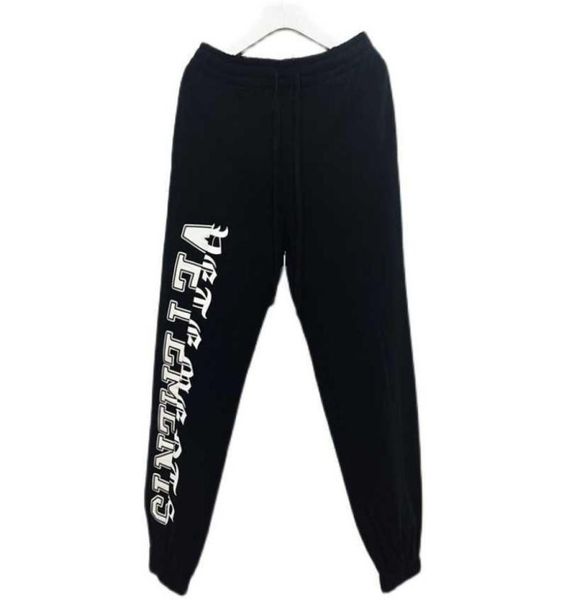 

men039s pants s black casual pants terry stitching letter 2022 vtm black2223145