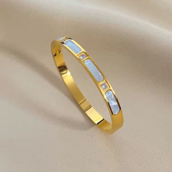 

2023 fashion love bracelet ladies rose gold silver lady bangle titanium steel screw screwdriver diamond luxury designer jewelry womens mens, Black