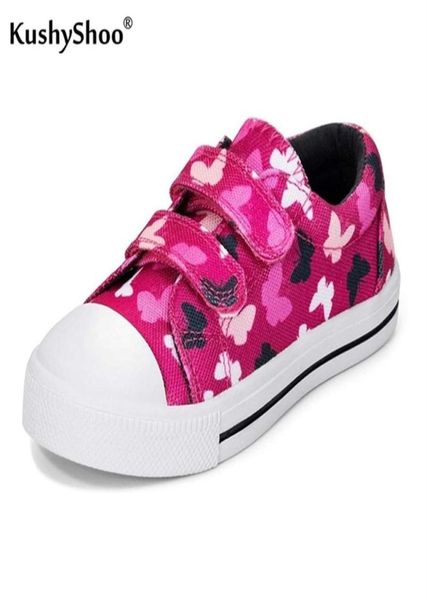 

kushyshoo kids shoes toddler sneakers unicorn dual buckle strap cute boy shoes children girl casual canvas 210819279k9519122, Black;red