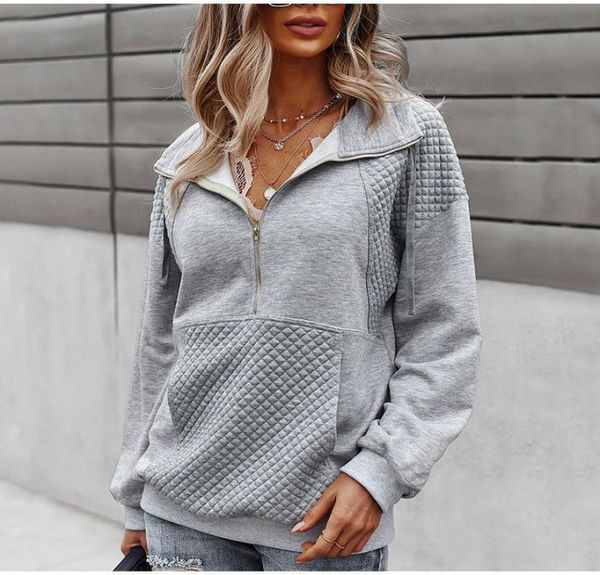 

women039s hoodies sweatshirts autumn women warm hoodie pockets woman long sleeve sweatshirt loose zipper fashion streetwe4265347, Black