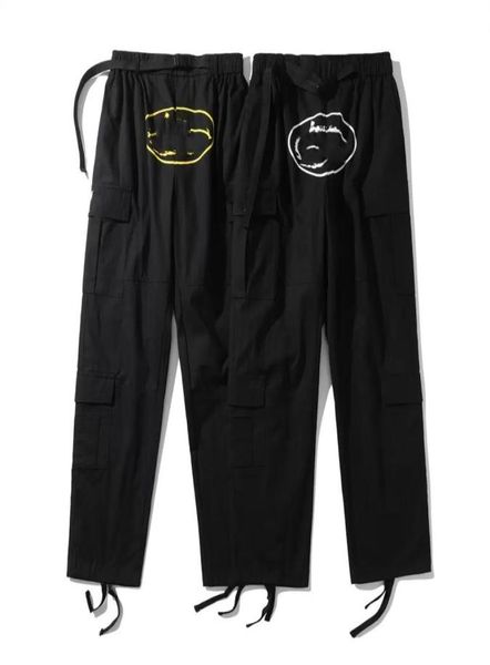 

men cargo pants fashion women mans corte trouser high street joggers trousers casual sweatpants pants autumn cargos pants loose st9041228, Black