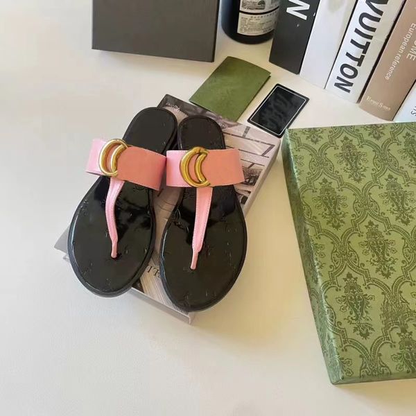 

luxury shoes women slipper summer flip flops flip flops casual sandals summer leather flat slide letter geometric printed shoes size 35-40 7, Black