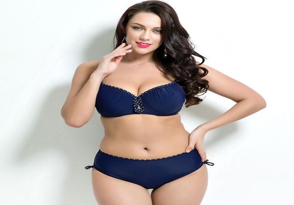 

plus size bikini set 5xl large size swimwear women two pieces swimsuit for fat women swimsuit big push up bikinis women039s 2017362580, White;black