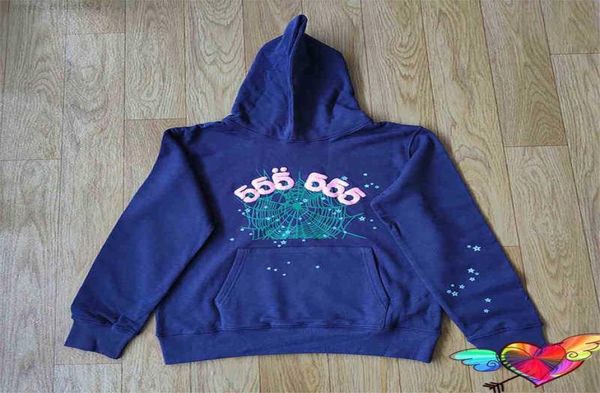 

men's hoodies sweatshirts dark blue young thug men women foam print green web hooded pullovers t220802s18949565, Black