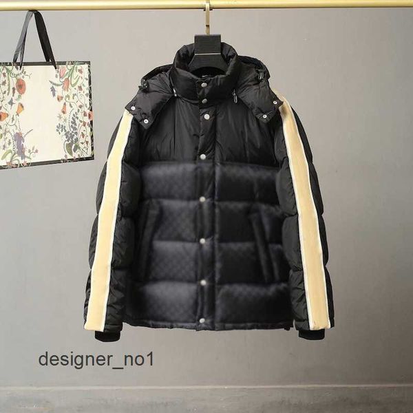 

men's classic down jacket winter overcoat r parker ladies letter flower jackets luxury streetwear men customized''gg'&#0, Black;brown