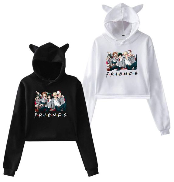 

februaryfrost oversized hoodie sweatshirt women men my hero academia friends polerone bluza damska korean clothes streetwear sweat2382893, Black