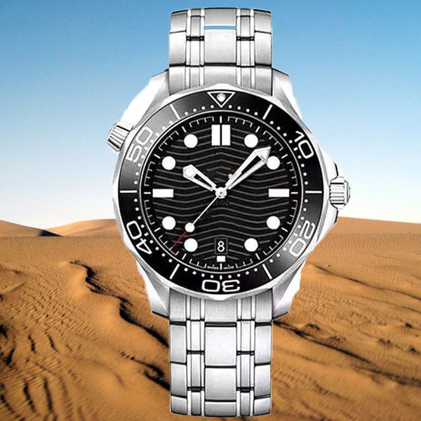 

luxury omeg mens montre de luxe diving mens watch designer watches mechanical automatic datejust cerachrom chromalight 904l steel 2813 movem, Slivery;brown