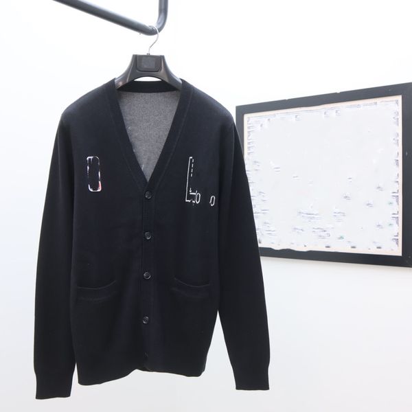 

fashion men's sweater 2023 luis luxury designer knitted sweater vintage decoration letter logo couple casual loose long sleeve vuttonit, White;black