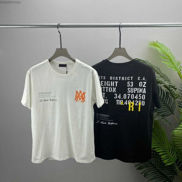 

splash ink graffiti letter pattern printing comfortable clothing leisure crew neck short sleeve, White;black