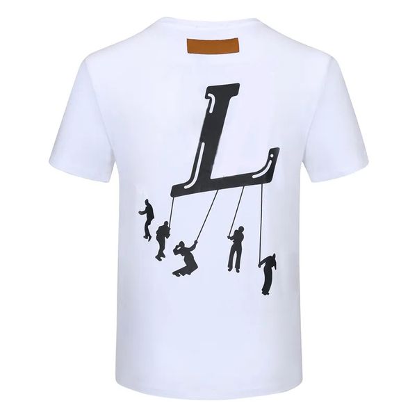 

men's t-shirts fashion letter drip collage print tshirts men women designer streetwear tee shirts men summer short sleeve hip hop t-shi, White;black