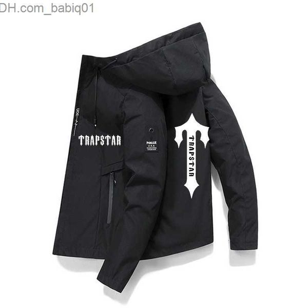 

men's jackets trapstar clothing outdoor camping hiking jacket autumn and winter new men's breathable hoodie windbreaker adventure, Black;brown